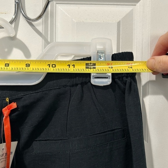 NWT Hearts Of Palm Linen Infused Wide Leg Pants Sz 8 Navy Business Casual Women - Picture 6 of 7